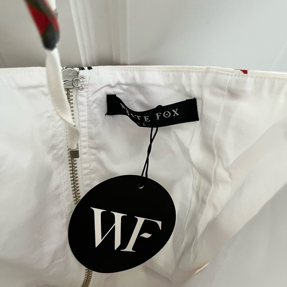 White Fox Scarlett Rose Halter Dress - Picture 4 of 4